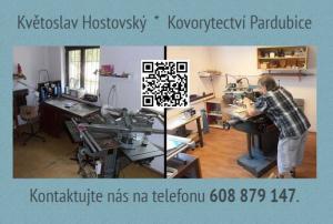 Květoslav Hostovský - rytecké práce, kovorytectví Pardubice 