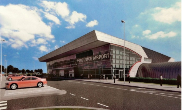 Kraj trvá na stávajícím projektu terminálu letiště. Nejdřív cestující, až poté restaurace